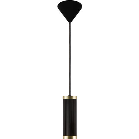 Suspension GALLOWAY  Métal Noir/laiton, H.16.8 - IP20 - E27 /Nordlux Intérieur