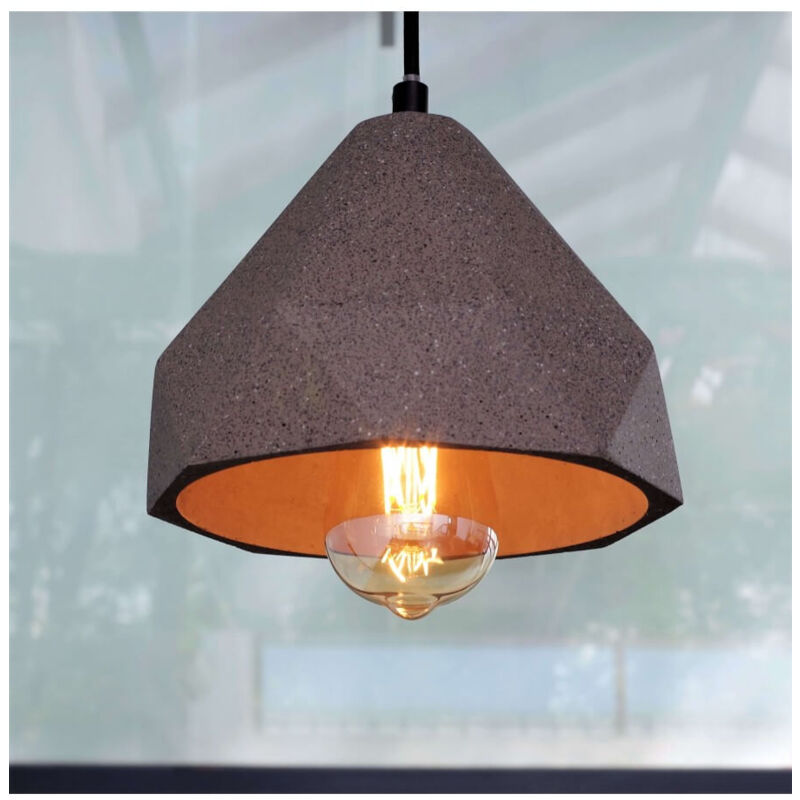 Suspension géométrique béton - Lyra