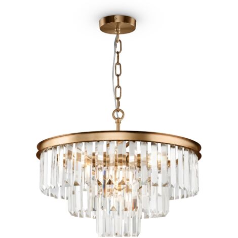 Suspension glamour cristal Maytoni Revero 7xE14 Ø50