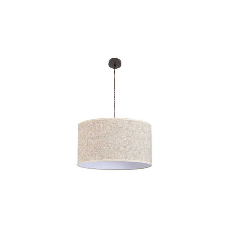 Abrila akunadecor Pendentif Modèle Happy Beige Avec Abat-jour 3-Lumières