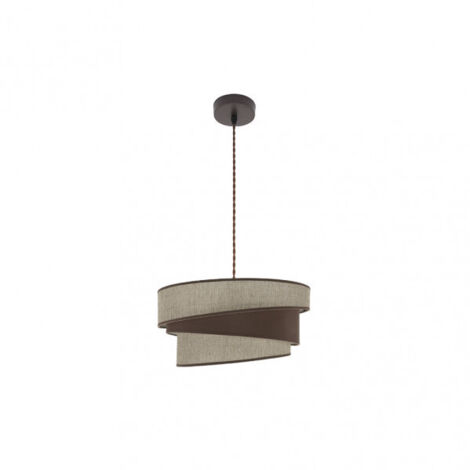 Suspension Hara 1xe27 Marron/marron Regx40x40 Cm
