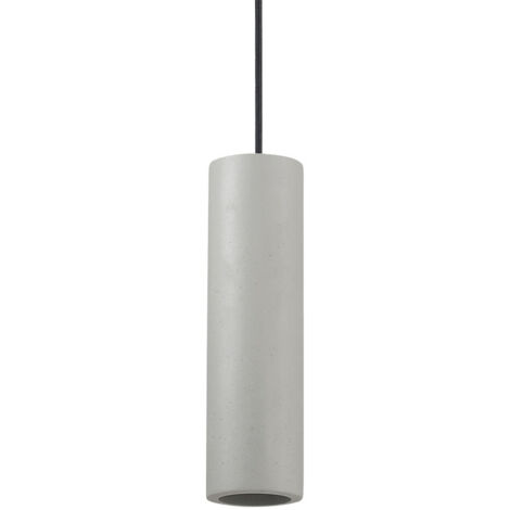 Suspensión Ideal Lux OAK SP1 ROUND efecto cemento 150635