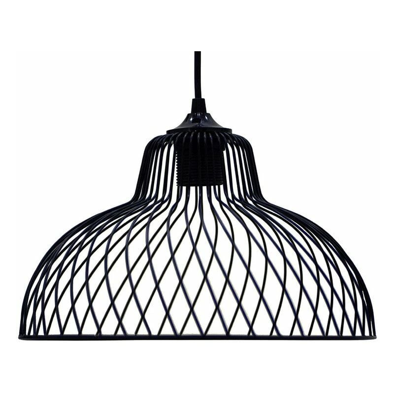 Boudet - Suspension, Industriel Métal Noir Simars 1 Lumière(S) D.30 Cm