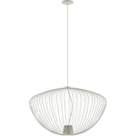 Suspension industrielle grande Ø70 gris clair GU10 Nowodvorski