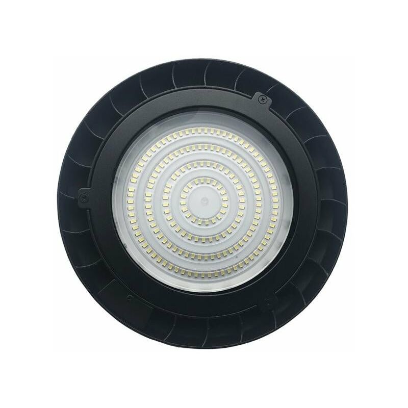 Suspension Industrielle LED HighBay UFO 200W IP65 90° - Blanc Froid - SILUMEN
