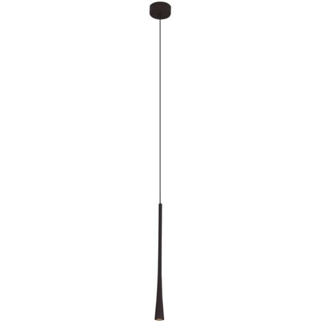 Suspension industrielle noire Coffee LED 7W Maxlight