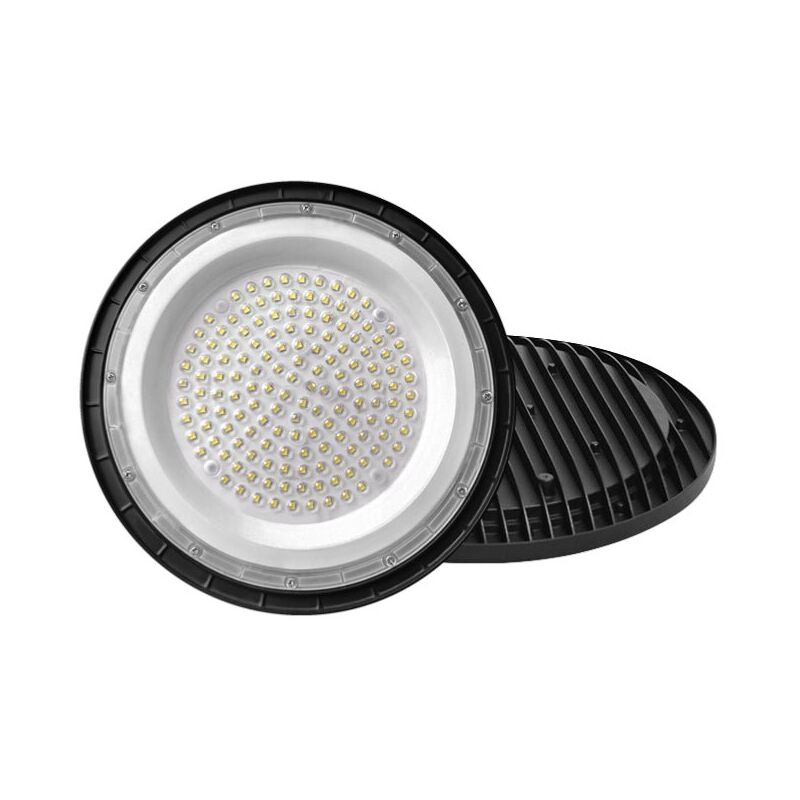 Suspension Industrielle UFO 150W 120lm/W IP65 - Blanc Froid 6000K - 8000K - SILAMP Suspension Industrielle UFO 150W 120lm/W IP65 - Blanc Froid 6000K - 8000K - SILAMP