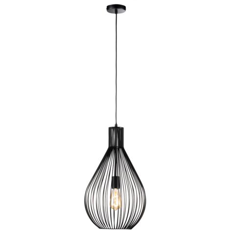 Suspension intérieure métal filaire noire - Fischer & Honsel - Benett