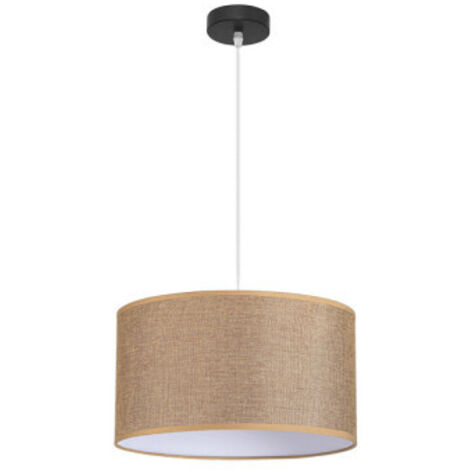 Suspension Jin 1xe27 Noir/marron Regx40x40 Cm