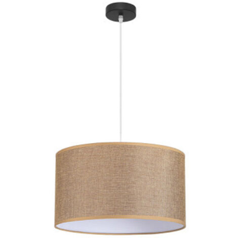 Suspension Jin 1xe27 Noir/marron Regx45x45 Cm