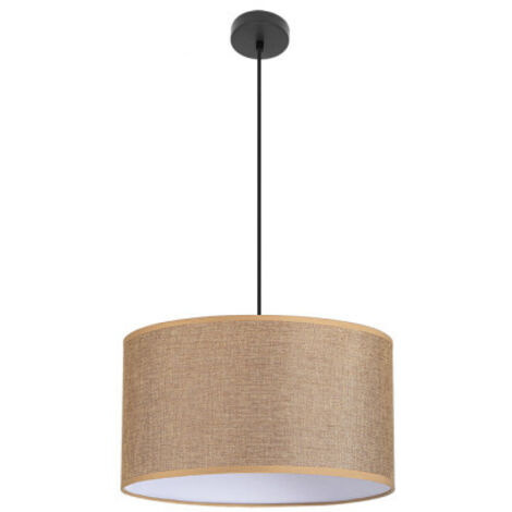 Suspension Jin 3xe27 Noir/marron Regx50x50 Cm Sans Diffuseur