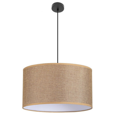 Suspension Jin 3xe27 Noir/marron Regx60x60 Cm Sans Diffuseur
