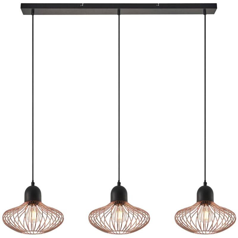 Lindby - Suspension 'Justinos' en métal pour salon & salle à manger
