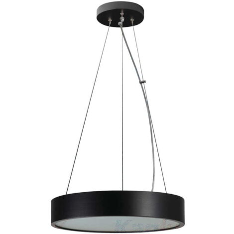 Suspension Kanlux Jasmin noire 2xE27 Ø37,5 variable