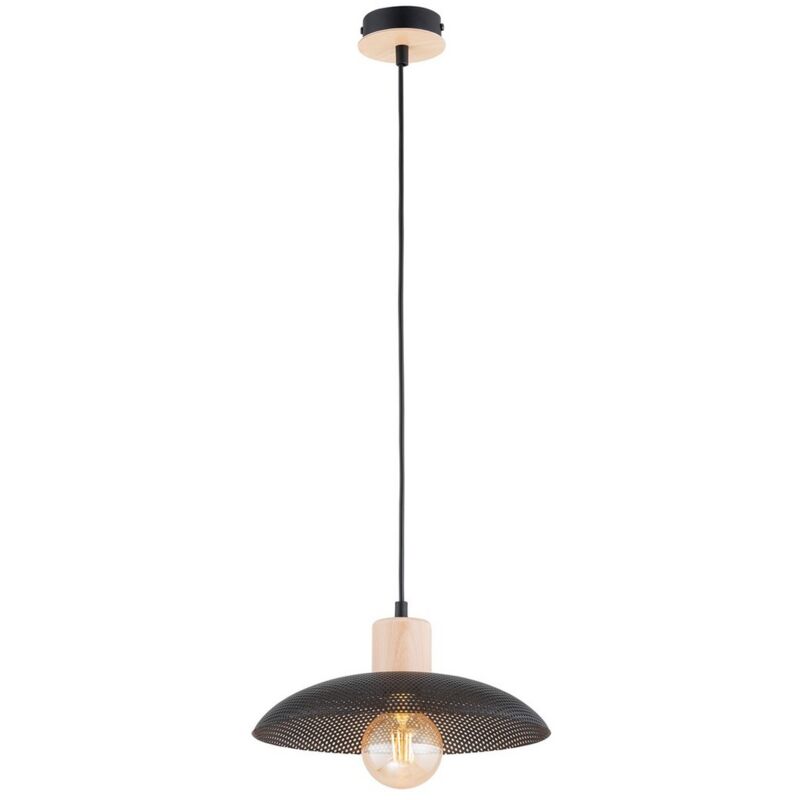 Epikasa - Suspension Kobe, Acier peint par poudrage, Noir, 30x100x30 cm