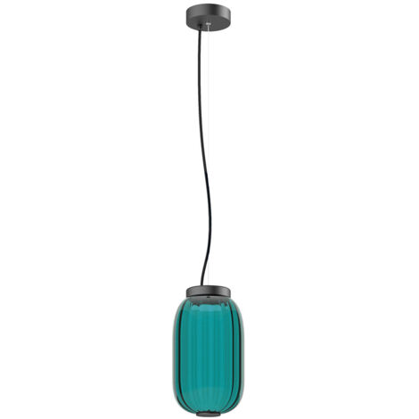 Suspensión KRISTA D163 Corte de fase C LED SMD AC 4W 363lm CRI90 2700K Azul Negro