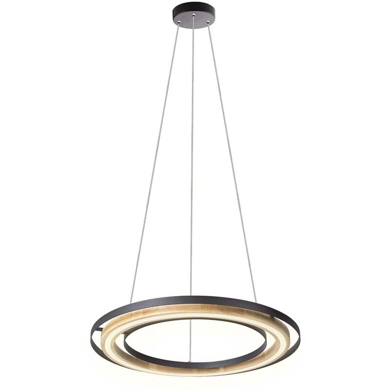 Suspension Lampe à suspendre en bambou Lampe de salle à manger noire Lampe de salon LED Suspension Lampe à suspendre en bambou Lampe de salle à manger noire Lampe de salon LED