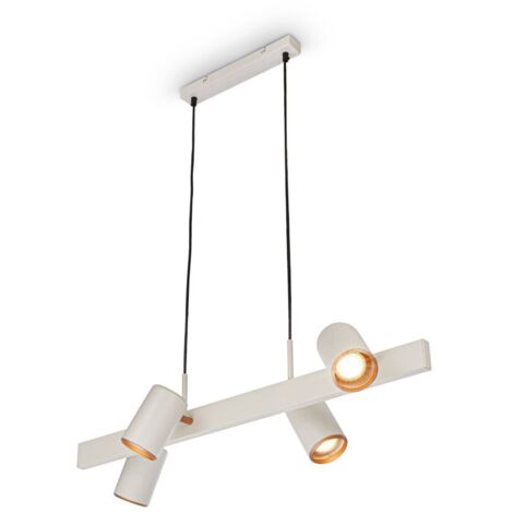 Suspension Lampe suspendue Salle manger 4 ampoules Pivotante Salon Spots