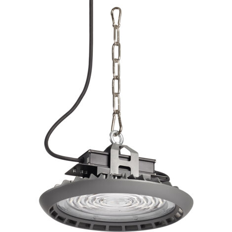 Suspensión LAUTAN IP65 1-10V LED SMD 200W 28890lm(26100lm) CRI80 6500K 90º Antracita