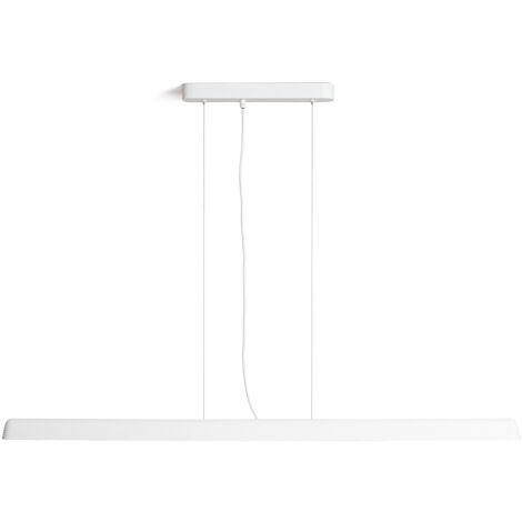Suspension LED 24W Plâtre CCT Sélectionnable Kirnber Blanc
