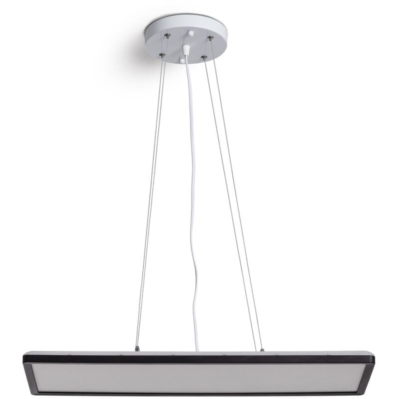 Efectoled - Suspension led 24W Rectangulaire cct 580X200 mm Double Face SwitchCCT Noir (3000K - 4000K - 6000K) cct