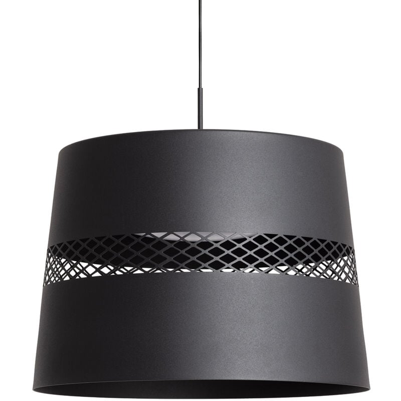 Ledkia - Suspension led 28W Métal Aziberte Noir mat