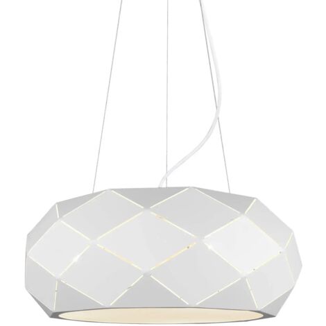 Suspension led 3 lampes culot e27 blanc mat - trio - zandor 44399558 44399558 44399558 44399558 44399558 44399558