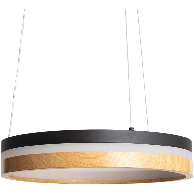 Efectoled - Suspension led 30W Acier Dazala Noir mat