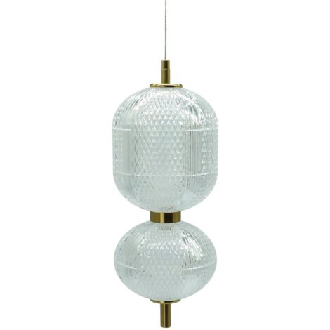 Suspension LED 30W double boule or Amerilla II IdeaLED