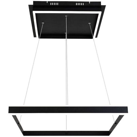 Suspension LED 60W noir mat/blanc Quadro 3085 Rabalux