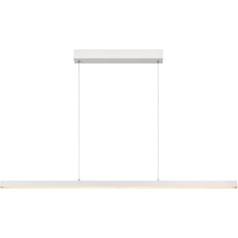 Suspension LED blanche moderne 120 cm Sigma 30W Lucide