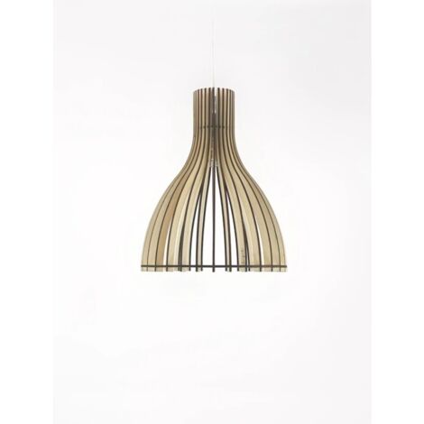 Suspension Led bois Ariel - Atelier Loupiote