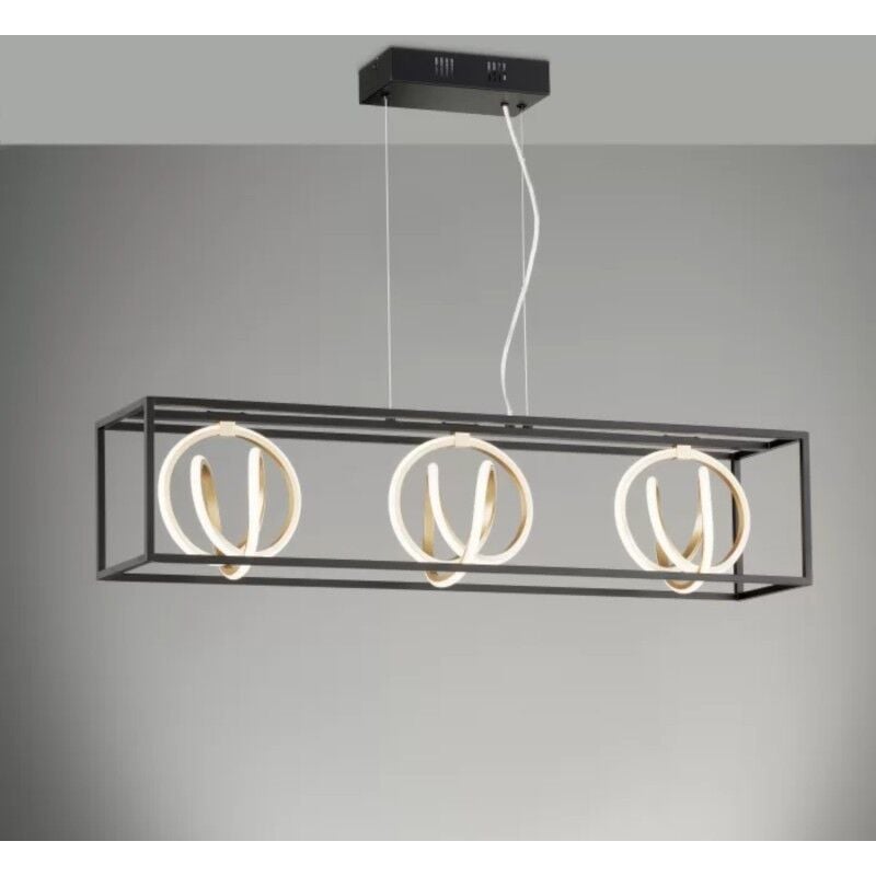 Fischer&honsel - Suspension Led cct 3 points lumineux Gisi
