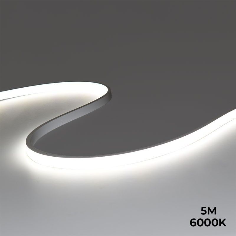 Barcelona Led - Néon led flexible 24V dc - 5x11mm - 5 mètres - Kit complet - - Blanc Froid