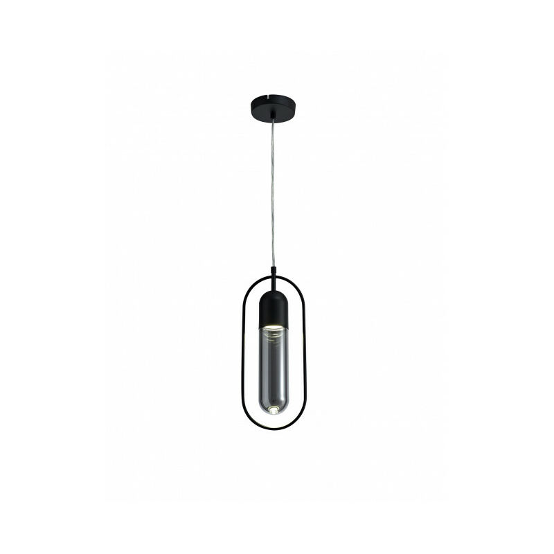 LUMINAIRE CENTER Suspension LED design Anadia 1 Ampoule Noir 46 Cm -