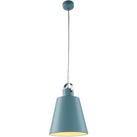 Suspension LED design cloche bleu 5W (Eq. 40W)