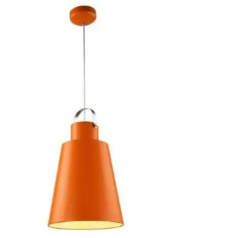 Suspension LED design cloche orange 5W (Eq. 40W)