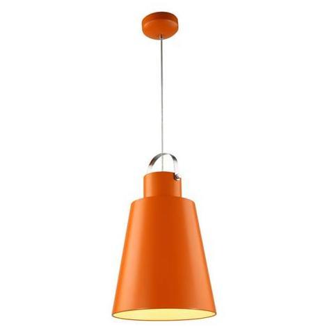 Suspension LED design cloche orange 5W (Eq. 40W)