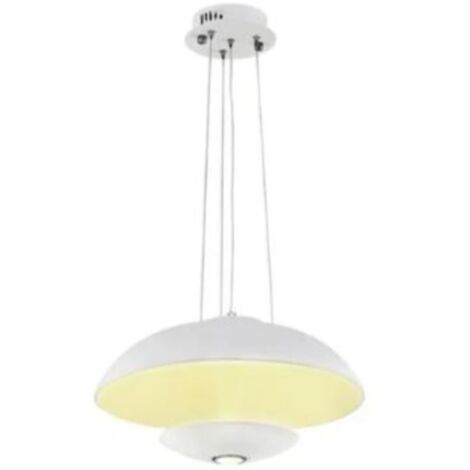 Suspension LED design coupole blanche 24W (Eq. 192W) Diam. 450mm