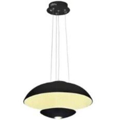 Suspension LED design coupole noir 24W (Eq. 192W) Diam. 450mm