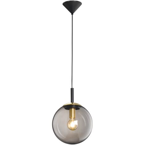 Suspension Led Dini verre fumé - Fischer & Honsel