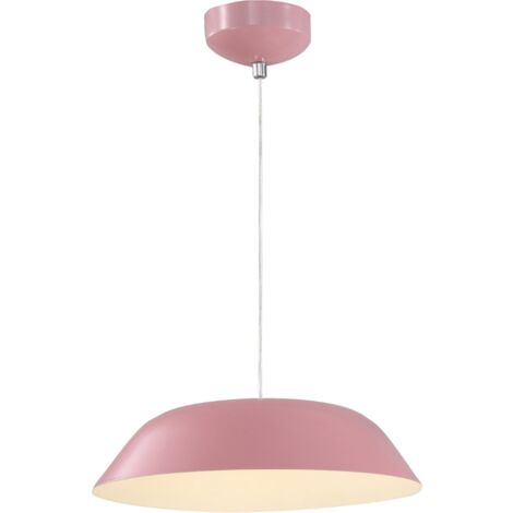 Suspension LED gamelle rose 6W (Eq. 48W) Diam. 350mm