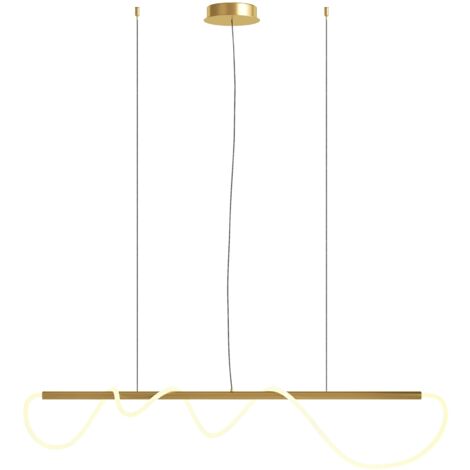 Suspension LED Maytoni Tau laiton 150 cm 30W 3000K