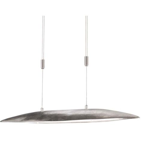 Suspension led metal et verre nickel - fischer  honsel - colmar 105 60767700