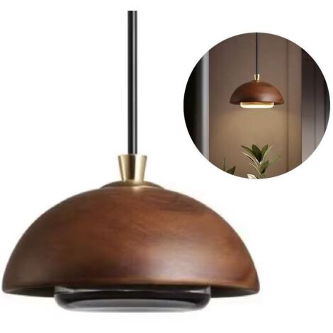 Suspension LED moderne, applique murale en bois, éclairage décoratif pour la maison, convient aux îlots de cuisine, salles à manger et cafés.