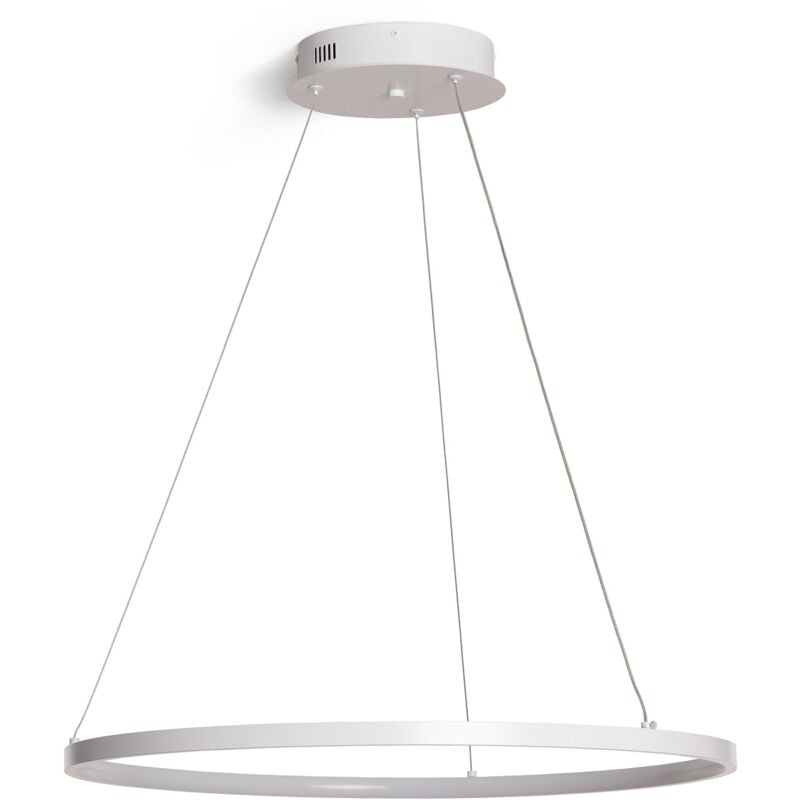 Efectoled - Suspension led 20W Métal cct Sélectionnable Ivalo Blanc