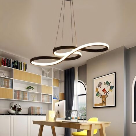 Suspension LED NASSAU en fer noir