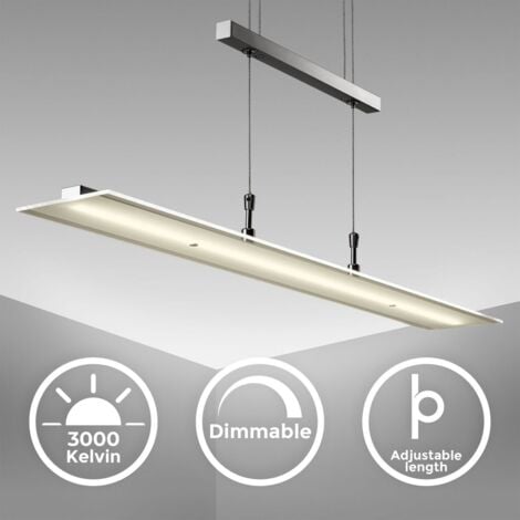 Suspension LED réglable en hauteur luminaire salle à manger salon