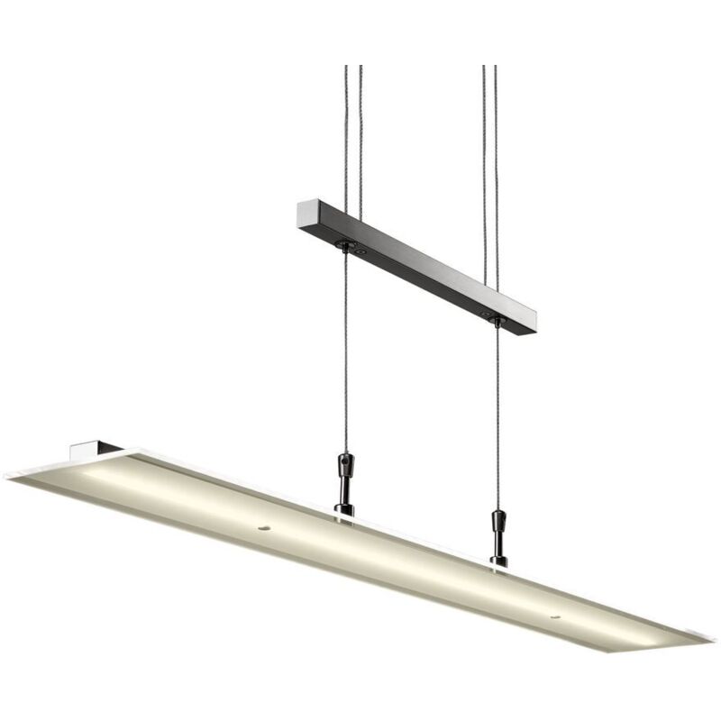 B.k.licht - suspension led, lustre filaire design, fonction dimmable - pas besoin dun variateur, hauteur réglable, platine led 20W intégrée, lumière B.k.licht - suspension led, lustre filaire design, fonction dimmable - pas besoin dun variateur, hauteur réglable, platine led 20W intégrée, lumière