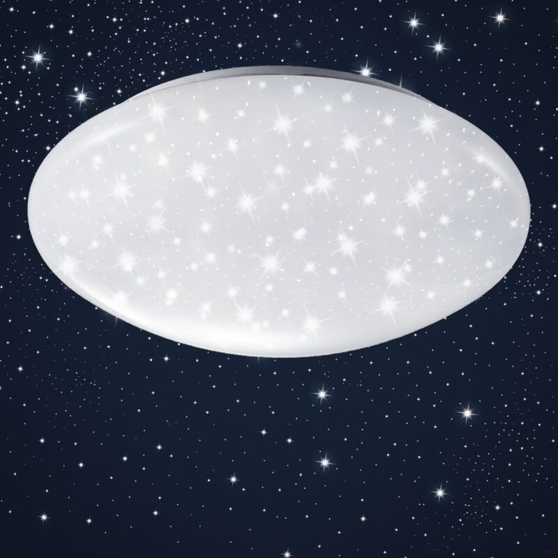 B.k.licht - plafonnier led étoiles éclairage plafond effet scintillant